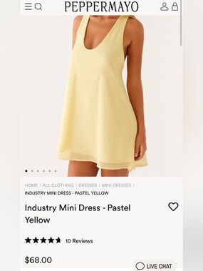 Peppermayo Industry Mini Dress US 4 / Small